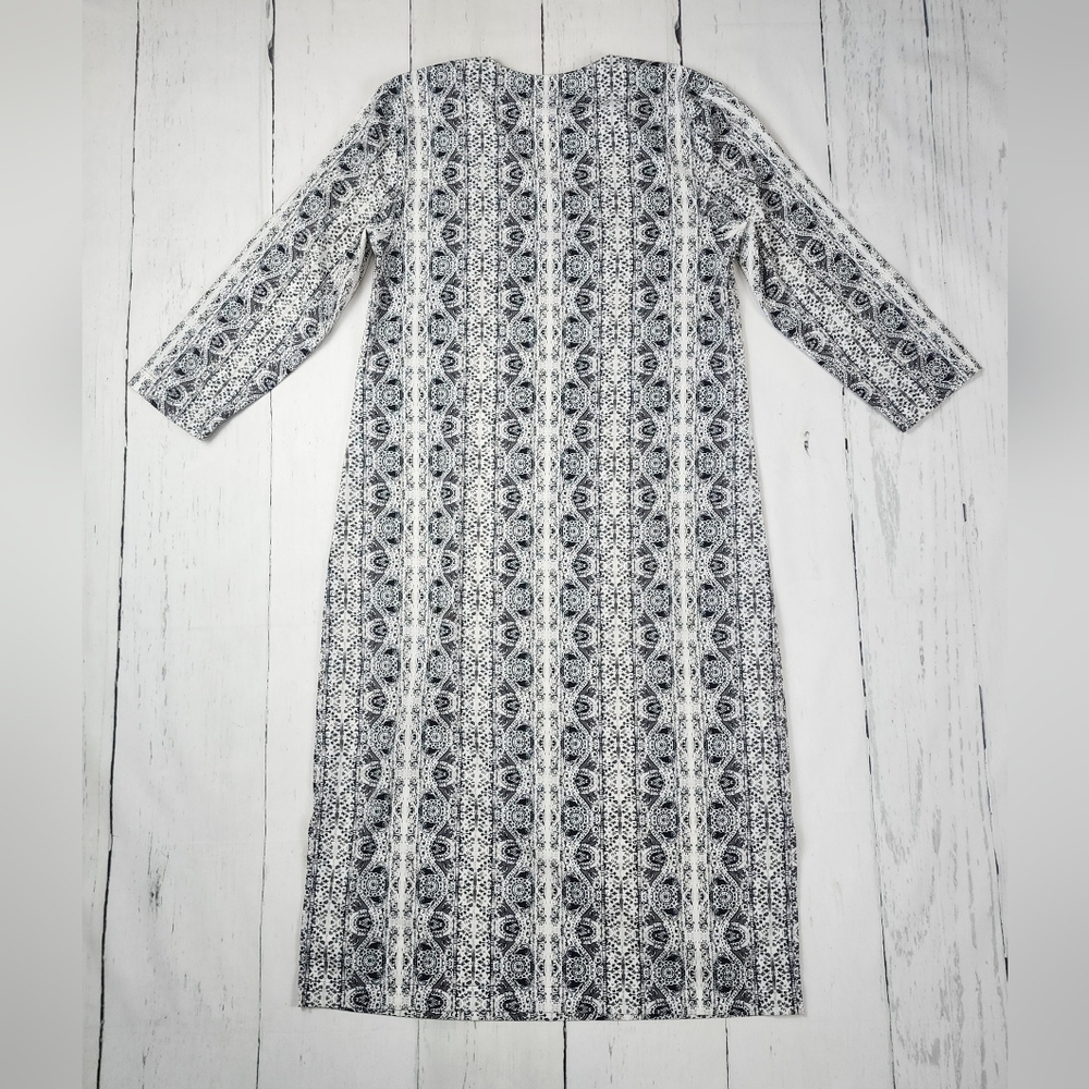 COOLIBAR FIJI Long Tunic, 3/4 Sleeve,  Modest Midi Dress UPF 50+  XS   MSRP$119 - Picture 9 of 10